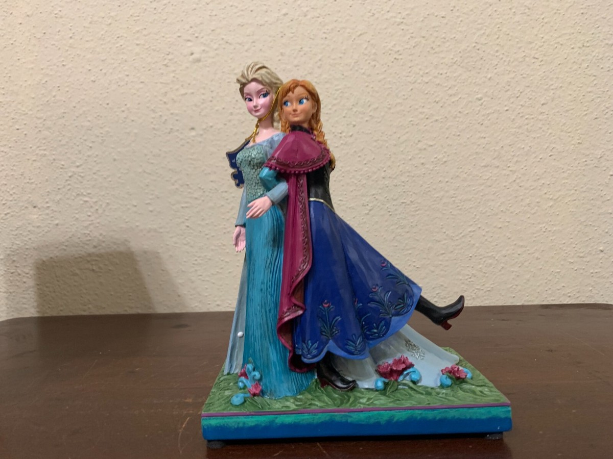 Jim Shore Disney Traditions Sisters Forever Musical Frozen Elsa