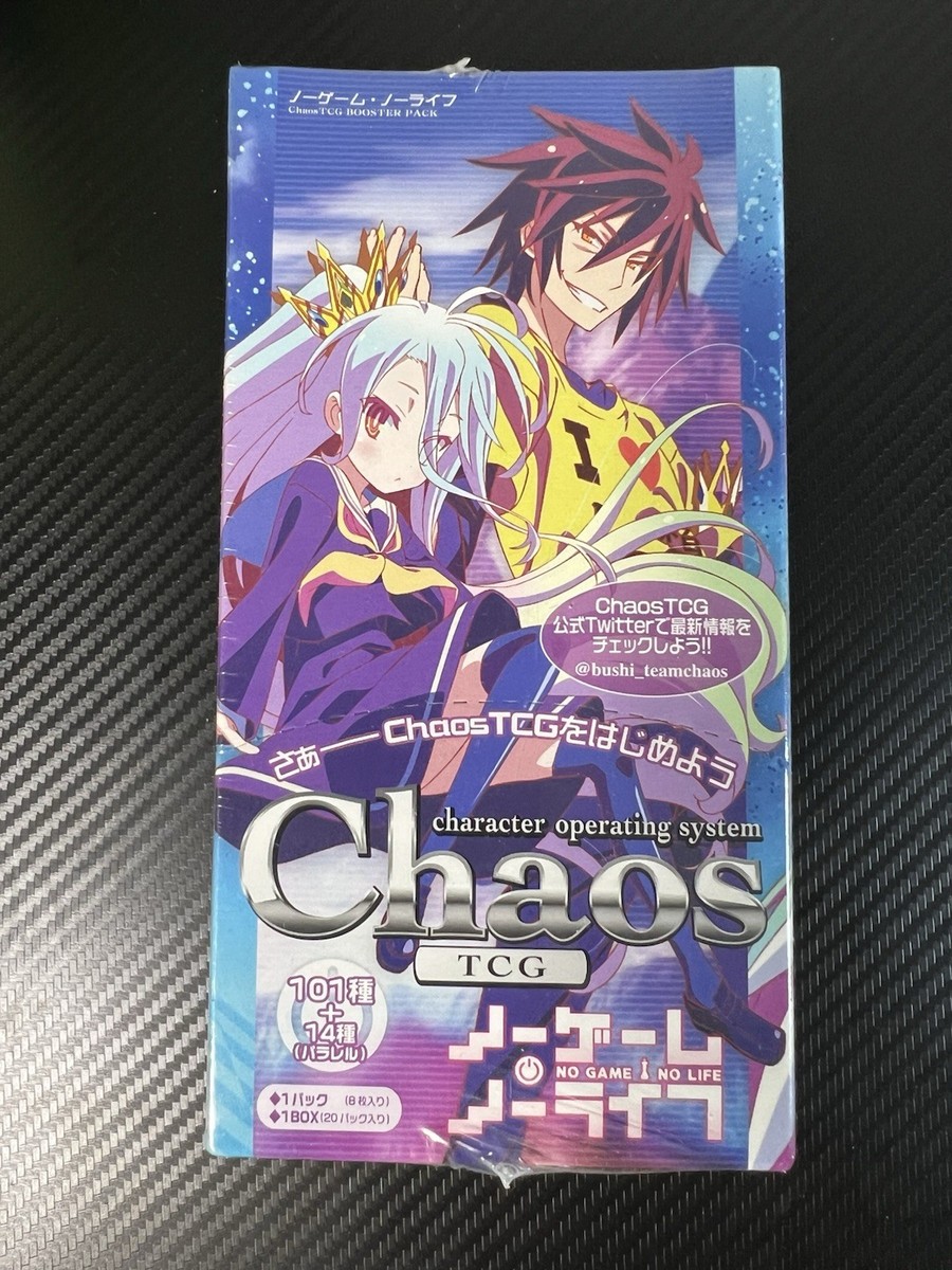 Chaos Tcg NO GAME NO LIFE Booster Box 20 Packs Japanese | eBay