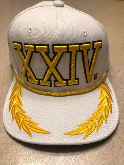 Mitchell & Ness Nostalgia Co White Bruno Mars XXIV K Snapback Hat