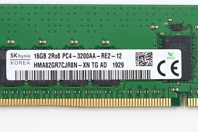 SK Hynix 16GB 2Rx8 PC4-3200AA-RE2-12 ECC REG Server Memory