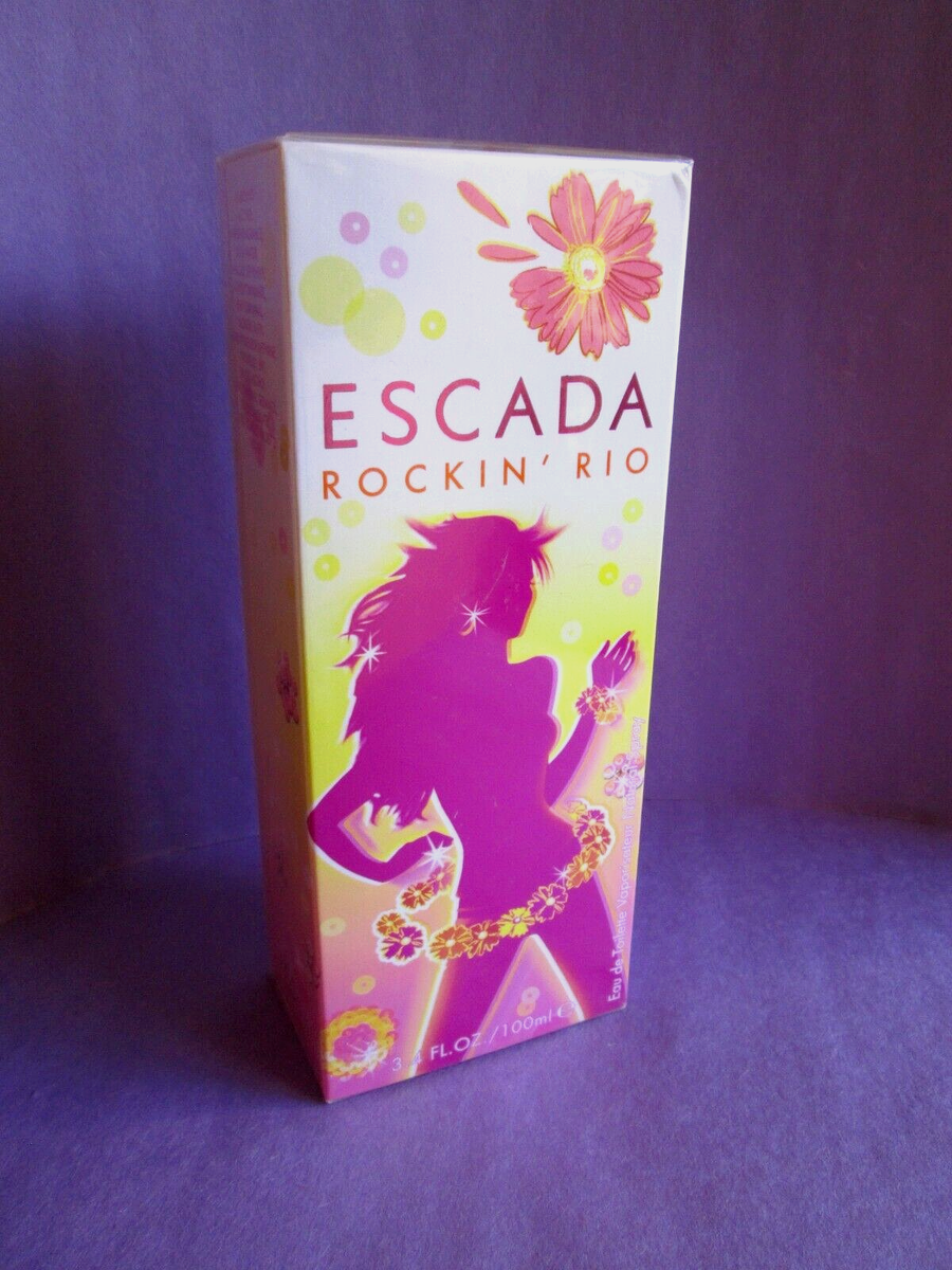 Escada Rockin Rio Eau de Toilette Spray 3.4oz 100ml 2005 Vintage
