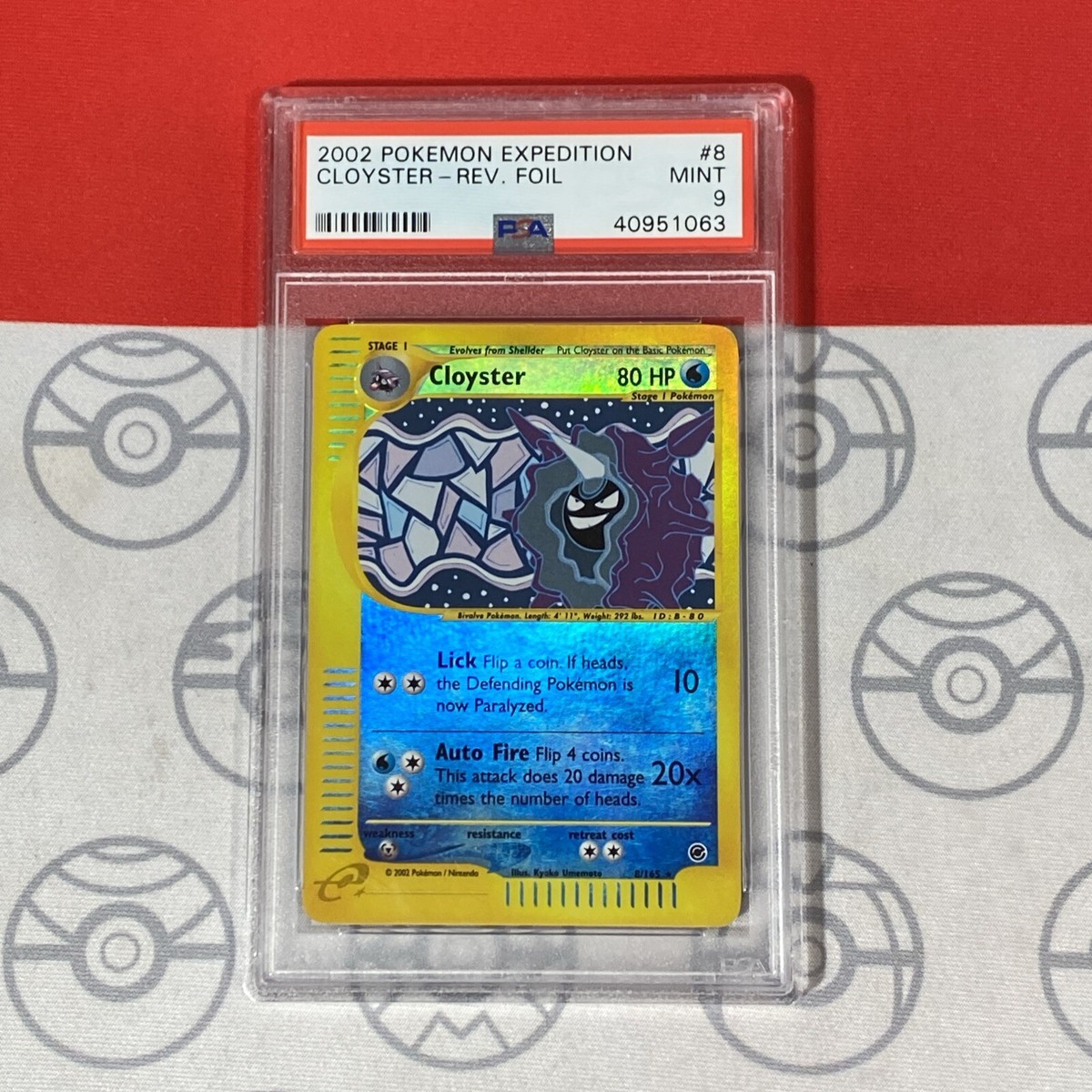 PSA 9 Cloyster 8/165 Reverse Holo 2002 Pokemon Expedition 1063 | eBay