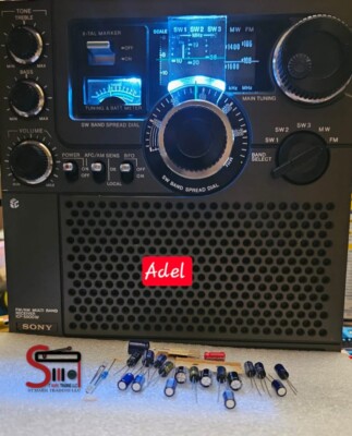 Sony ICF-5900W Repair & Upgrade Kit 22 PCs Made In Japan + Service