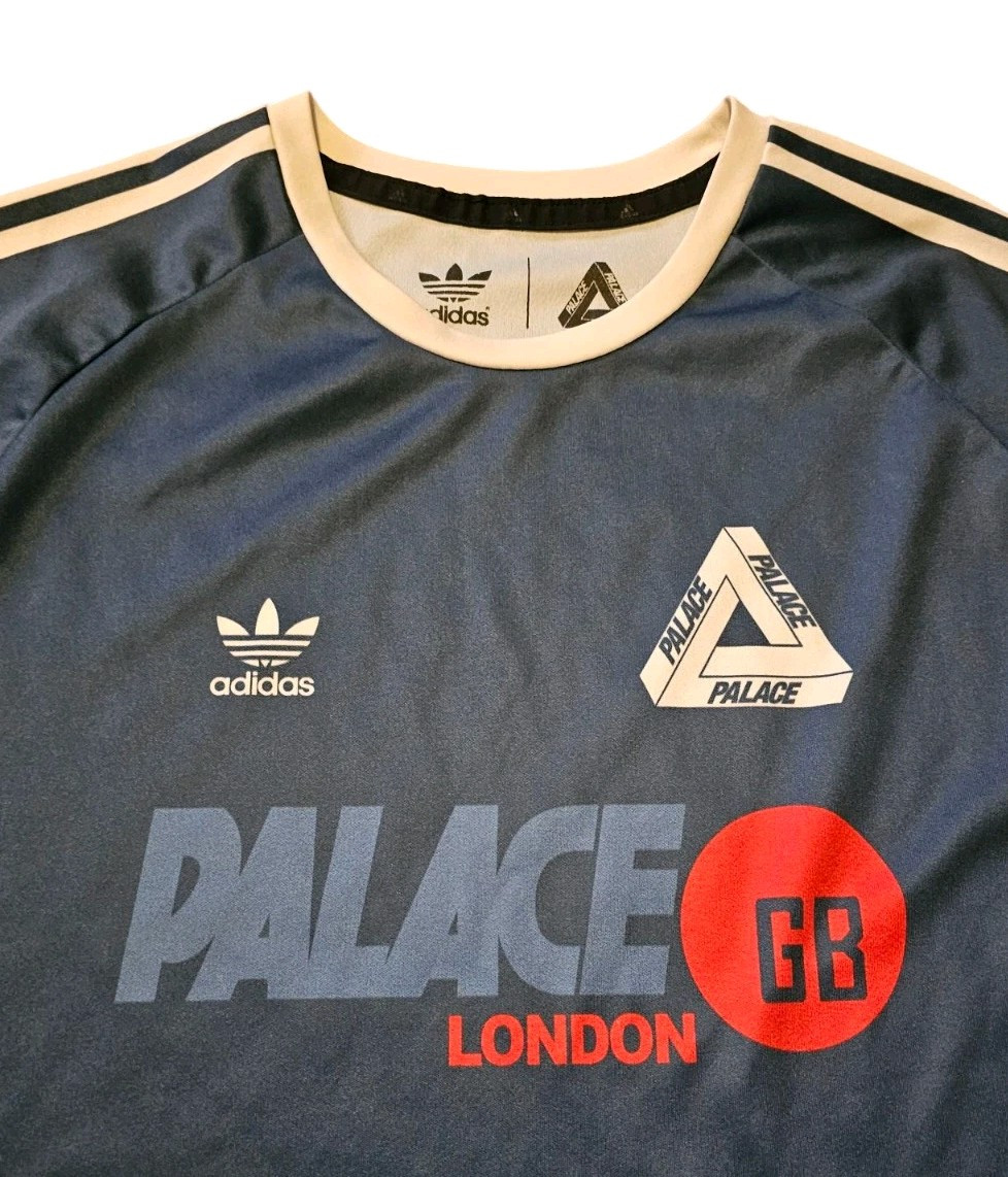 Adidas x Palace GB London Soccer Jersey Made In England UK Size S