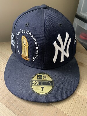 RARE 59fifty New Era NY New York Yankees 26 World Series Rings