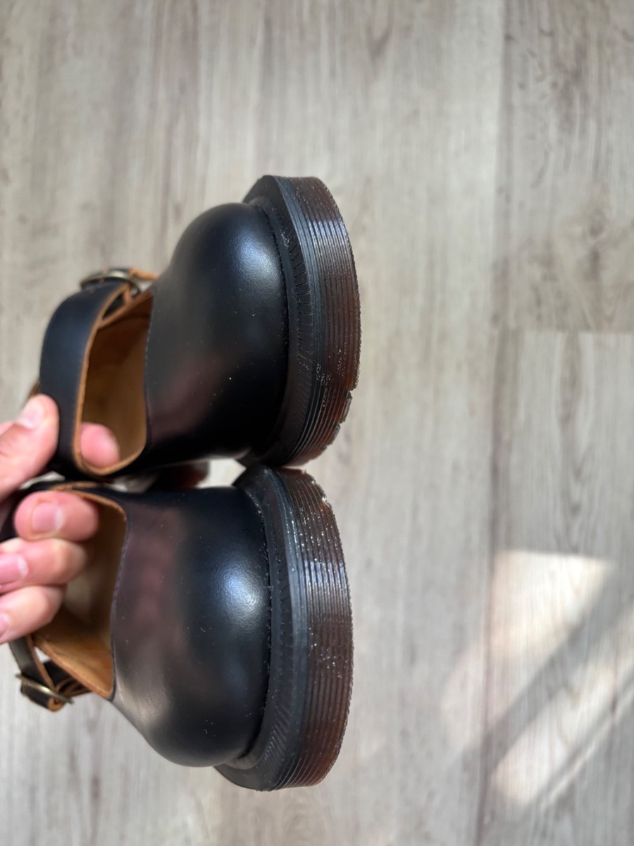 Doc Dr Martens Indica Mary Jane Black Leather UK 5 EU 38 | eBay