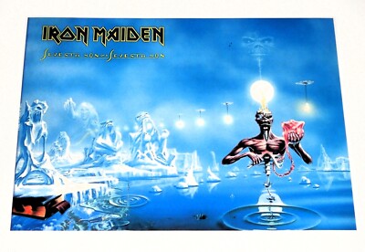 Large Iron Maiden Seventh Son of Seventh Son Album Metal 1988