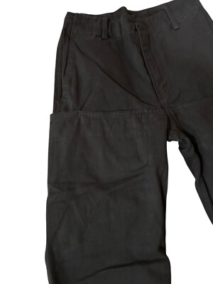 Yeezy Gap Balenciaga - Black Sateen Cargo Pants - Size 26 Brand