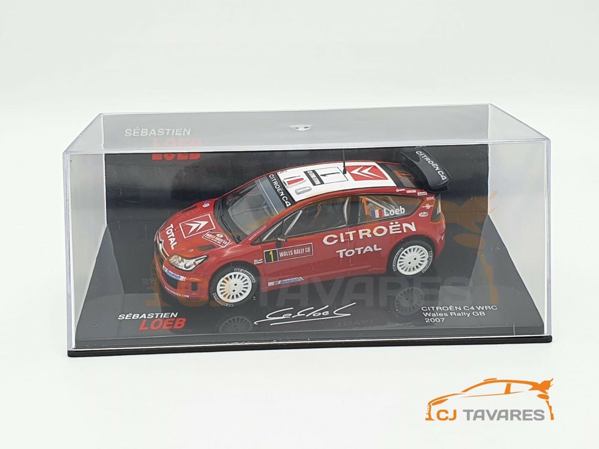 ALTAYA CITROEN C4 WRC #1 SEBASTIEN LOEB WALES RALLY GB 2007 1/43
