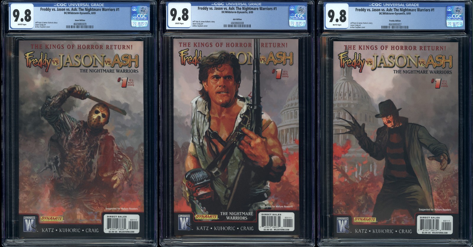 Freddy Vs. Jason Vs. Ash #4 Value - GoCollect