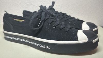 Converse x Neighborhood Jack Purcell Black and White Sneakers Size