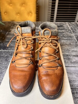 Vintage 1996 Timberland Mamaranick boots peanut 69386 Sz 8 M