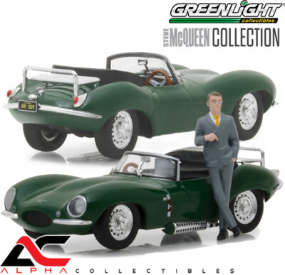 GREENLIGHT 86434 1:43 1957 JAGUAR XKSS STEVE MCQUEEN FIGURE | eBay