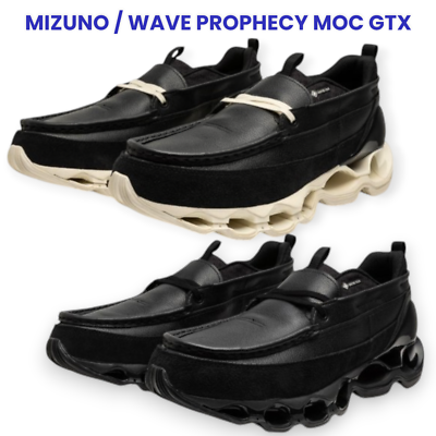 MIZUNO WAVE PROPHECY MOC GTX Black x Off White Black Japan New