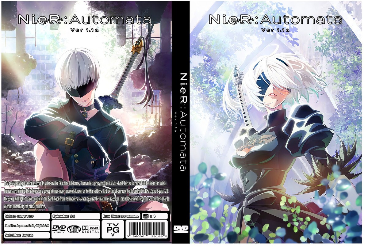 NieR:Automata Ver1.1a Anime Series Complete Season 1 Episodes 1-24