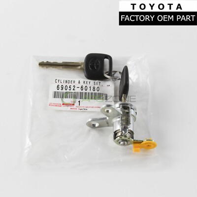 GENUINE TOYOTA LAND CRUISER 1998-2002 CYLINDER & KEY SET LEFT OEM