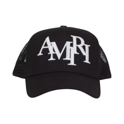 AMIRI STAGGERED TRUCKER HAT | eBay