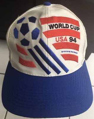 CAP HAT SOCCER WORLD CUP USA 1994 - OSFA- 1991 EMBROIDERED LOGO