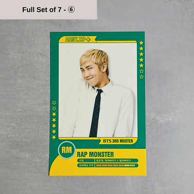 BTS 3rd Muster Seoul ARMY Zip+ Official Player Card Set - RM