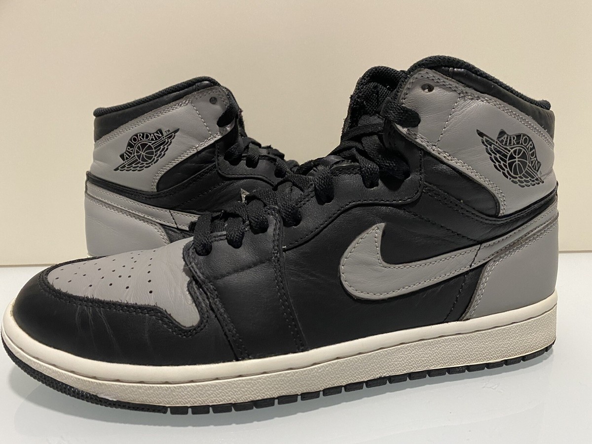Nike Air Jordan 1 Retro High OG Shadow 2013 Black Soft Grey 555088