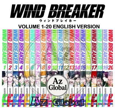 Wind Breaker Manga English Version Full Set Volume 1-20 New