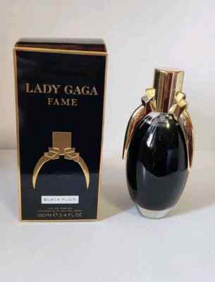 NEW! FAME by LADY GAGA BLACK 3.4 FL OZ/100ML EDP SPRAY PERFUME