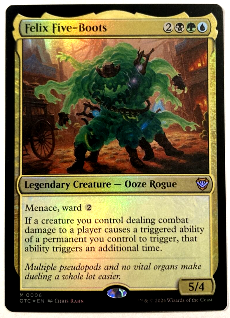 MTG Felix Five-Boots FOIL Outlaws of Thunder Junction Commander 06