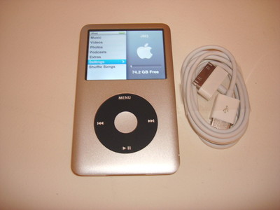 iPod A1238 Classic 80GB 動作確認済み ケーブル付 iPod classic 80GB