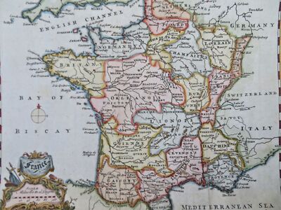 Kingdom of France Brittany Normandy Champagne Languedoc Paris 1757