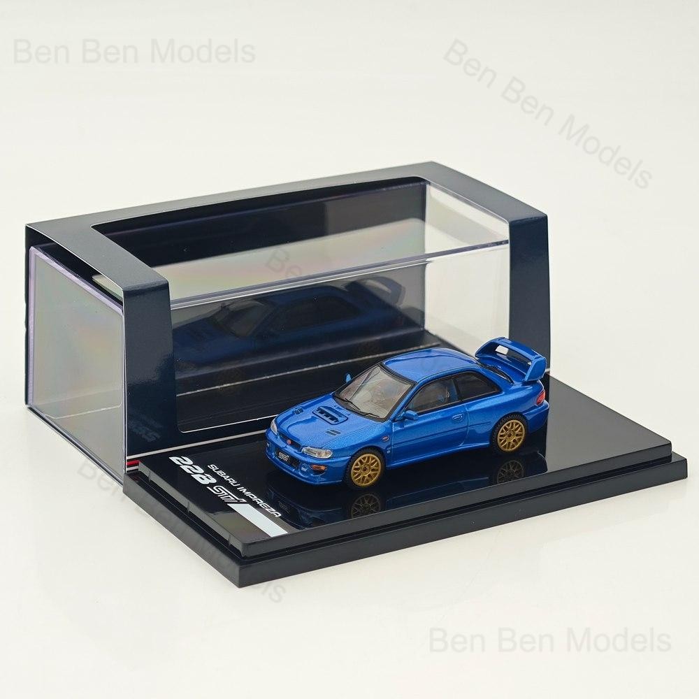 Hobby Japan 1/64 SUBARU Impreza 22B STi Version GC8 BLUE