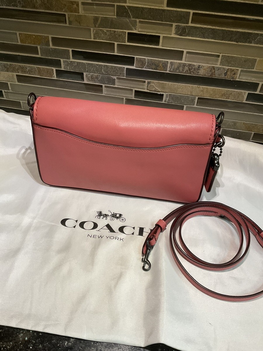 COACH 1941 DINKY CROSSBODY CLUTCH Glovetanned Leather 20215 Dahlia