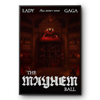 Lady Gaga – The Mayhem Ball Tour 2025–2026 at Opera Haus, Unframed