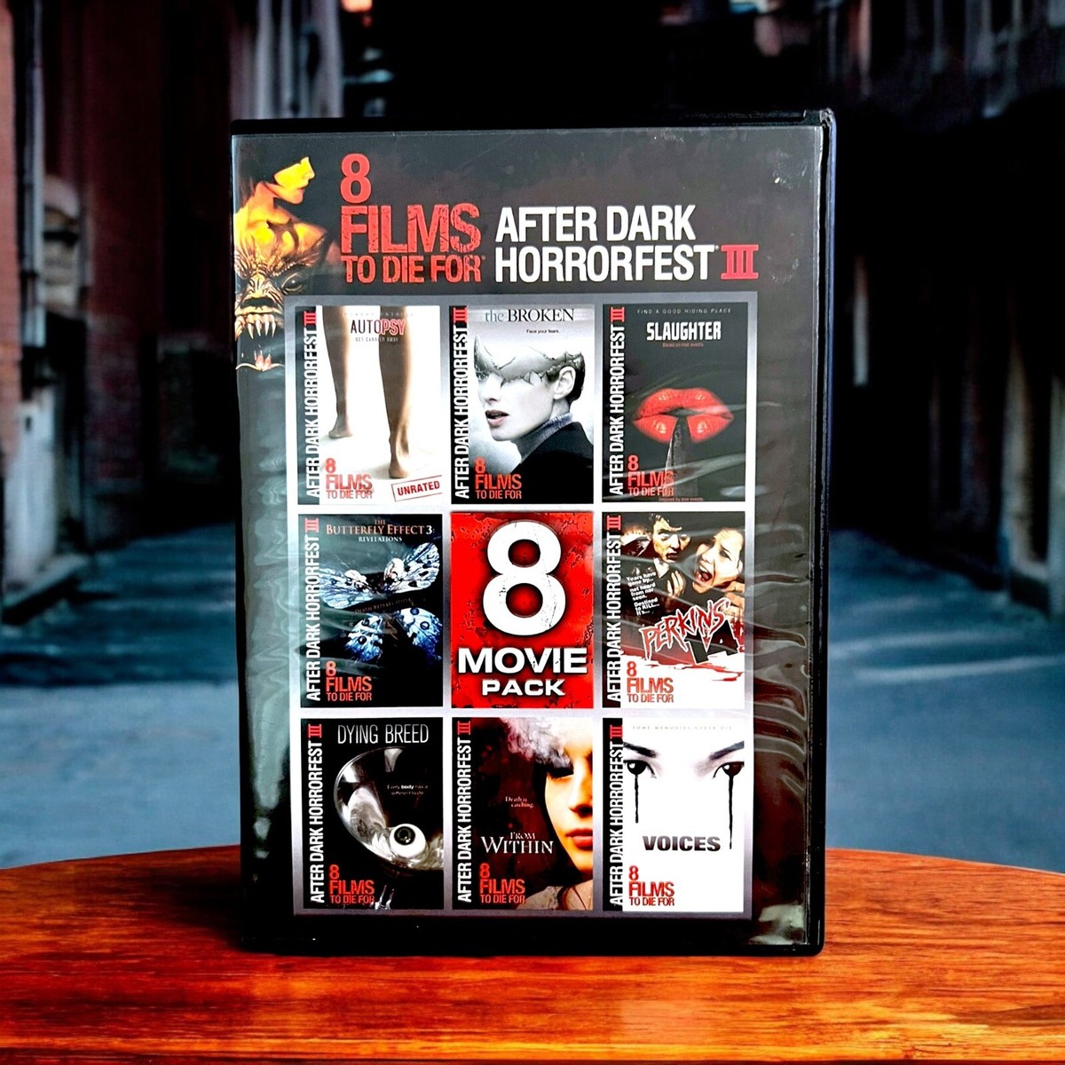 Afterdark Horrorfest III 8 Films to Die For DVD Perkins Autopsy