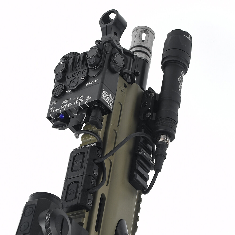 WADSN Hunting Metal DBAL-A2 Light Laser Aiming Green IR PEQ Torch