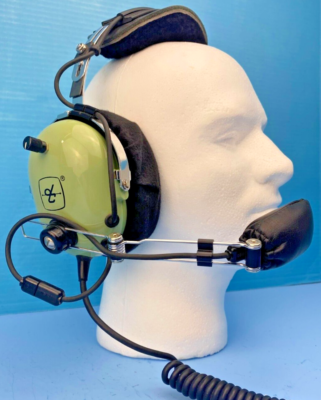 DAVID CLARK H10-76 AVIATION HEADSET 5965-01-390-9240 & UPGRADE KIT