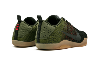 Nike Kobe XI 11 Elite Low 4KB Black Horse Olive Green Gum Red
