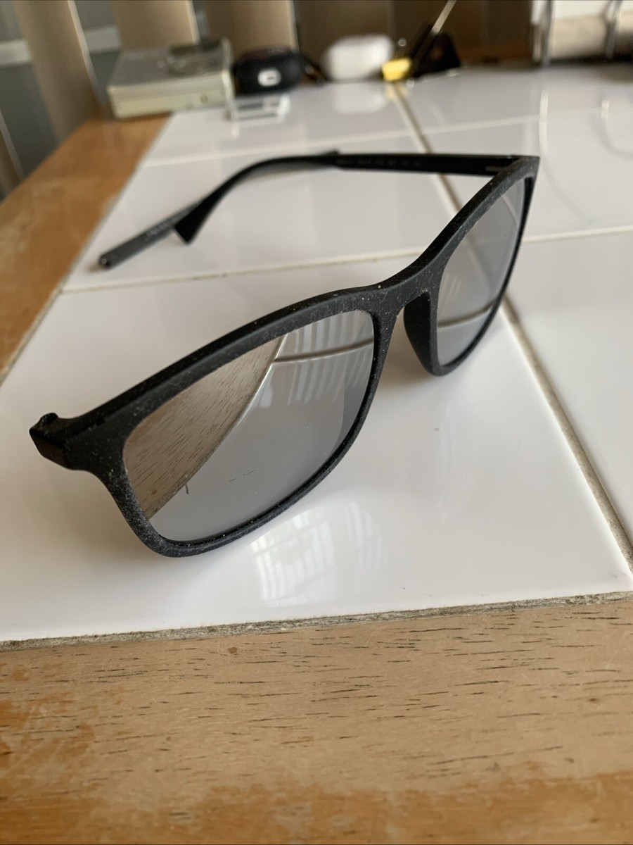 PRADA SPS 01T DG02BO Rubber Black Sunglasses 56-19 140 For Parts
