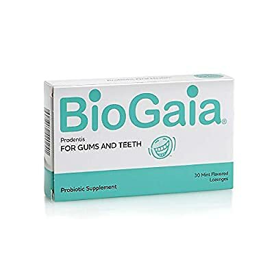 BioGaia Prodentis Mint 30 Lozenges Dental Probiotic for Men Women