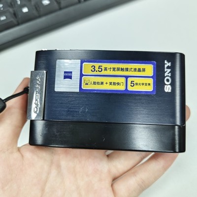 Sony Cyber-shot DSC-T200 Black 8.1MP Compact Digital Camera 5x