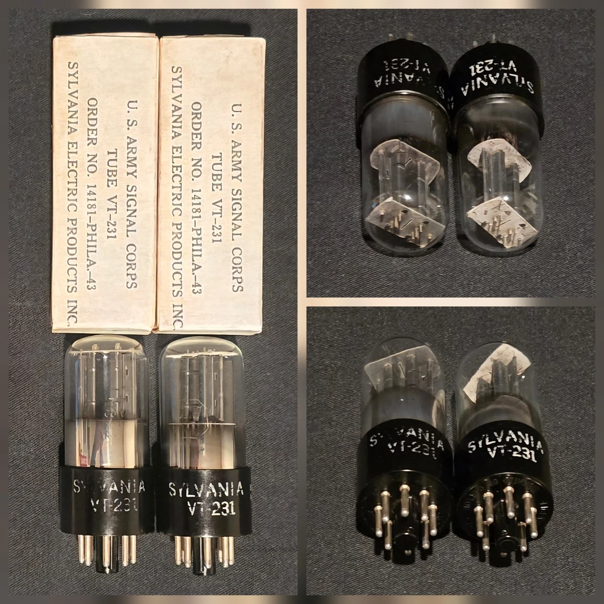 6SN7-WGT SYLVANIA ワンペアセット 真空管 (98) 6SN7-WGT SYLVANIA