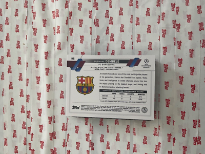 Ousmane Dembele 2022-23 Topps UEFA 1st Edition #98 FC Barcelona | eBay