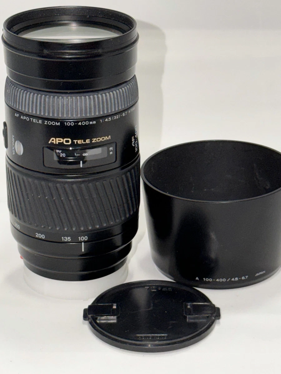 Minolta 100-400mm Focal Camera Lenses for sale | eBay