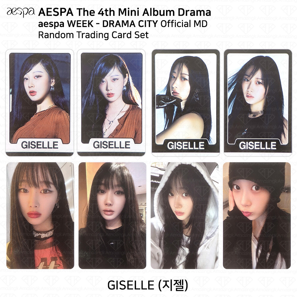 aespa drama 台湾 限定 kmonster 特典トレカ 4枚セット Aespa 4th Mini