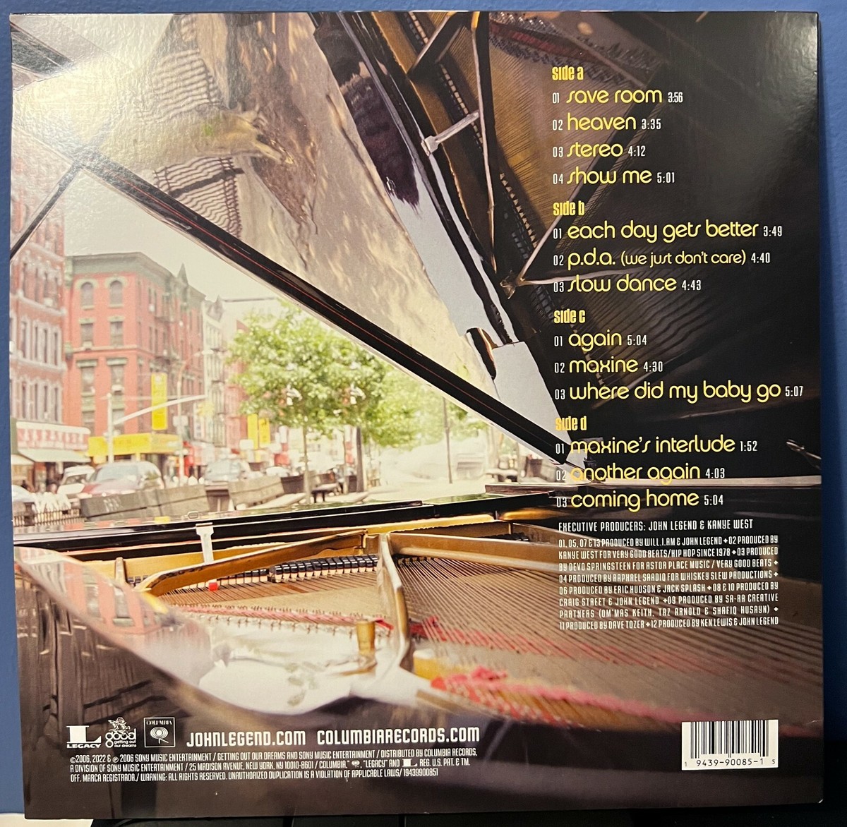 John Legend signed Once Again 12