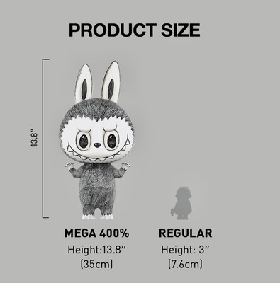 Authentic The Monsters - MEGA LABUBU 400% Sketch (Sealed With