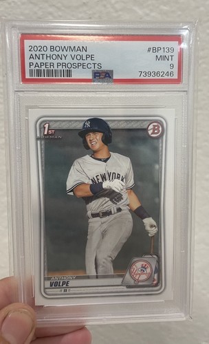 2020 Bowman PSA 10 2020 Anthony Volpe Bowman Chrome Prospects