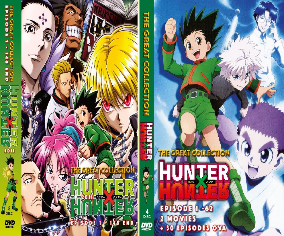 DVD The Great Collection of Hunter X Hunter English Dubbed +