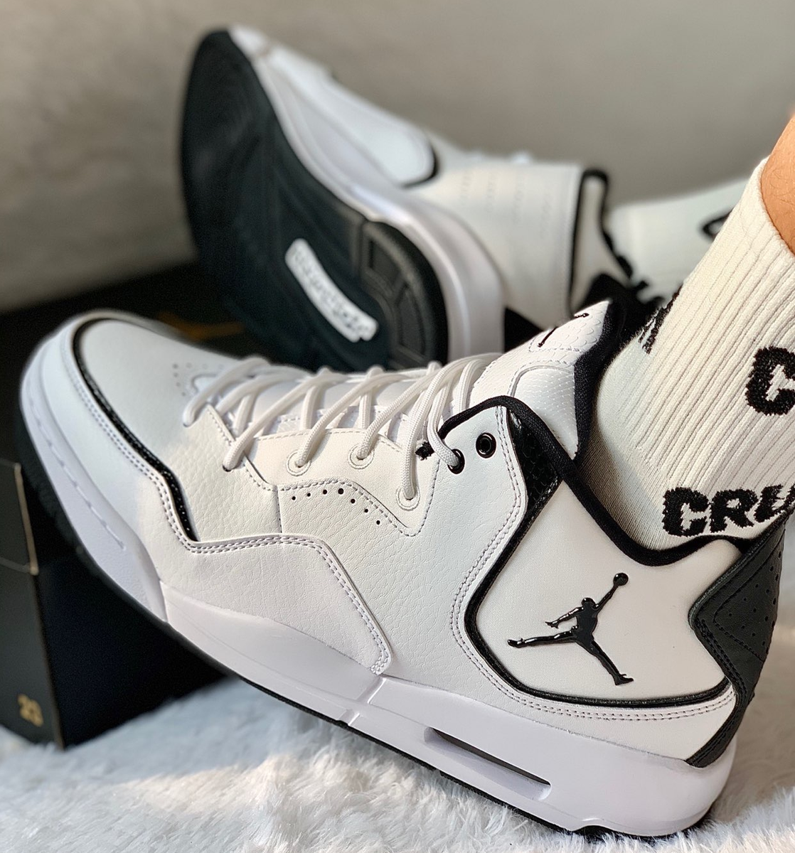 Size 8.5 - Air Jordan Courtside 23 White Black for sale online | eBay