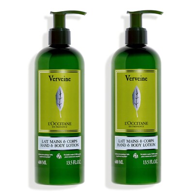 L'Occitane Verbena Hand & Body Lotion 400ml Set of 2 New | eBay