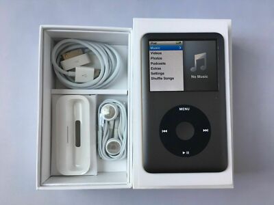 NEW Apple iPod classic 7th Generation MP3 Player 80GB Black